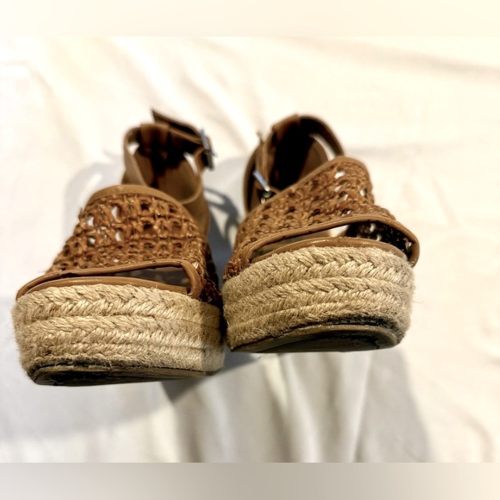 Steve Madden Tan Woven Espadrilles - Picture 7 of 12